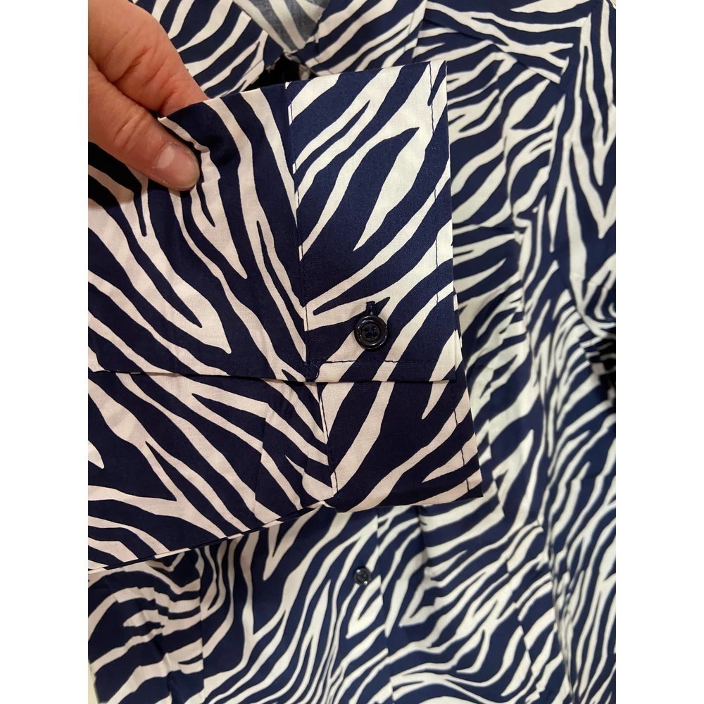 NWOT Jessica London Animal Print Button Up Shirt 16W - Picture 3 of 7